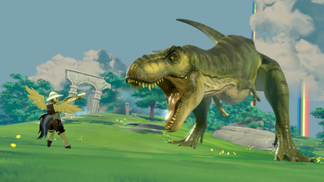 anthro clothing female gun hat headgear headwear holding_gun holding_object holding_ranged_weapon holding_weapon pointing_gun pointing_gun_at_another ranged_weapon solo tail weapon wearing_hat wings checkered_(artist) friendship_is_magic hasbro my_little_pony daring_do_(mlp) dinosaur equid equine horse mammal pony prehistoric_species reptile saurischian scalie theropod tyrannosaurid tyrannosauroid tyrannosaurus tyrannosaurus_rex 16:9 3d_(artwork) 4k absurd_res digital_media_(artwork) hi_res widescreen