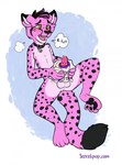 anthro blush bodily_fluids breath clothed clothing collar diaper diaper_penetration genital_fluids genitals male masturbation padded padding penetration penis precum solo spread_legs spreading text unclean_diaper urine used_diaper wearing_diaper wet_diaper young secretpup kotanu cheetah felid feline mammal hi_res url