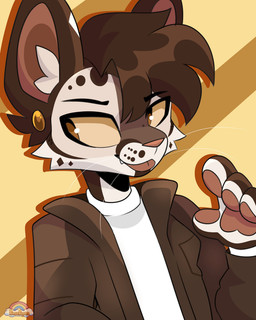anthro bangs brown_body brown_eyes brown_fur brown_hair clothed clothing ear_piercing fur hair inner_ear_fluff jacket looking_away male open_clothing open_jacket open_topwear pawpads piercing shirt simple_background solo tan_body tan_fur tongue tongue_out topwear tuft whiskers white_clothing white_shirt white_topwear yellow_sclera rose_puppies domestic_cat felid feline felis mammal 2025 4:5 absurd_res colored digital_drawing_(artwork) digital_media_(artwork) half-length_portrait hi_res portrait shaded
