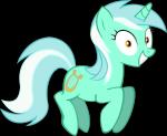 cutie_mark female feral fur hair hopping horn looking_at_viewer multicolored_hair smile solo two_tone_hair vector-brony friendship_is_magic hasbro my_little_pony mythology lyra_heartstrings_(mlp) equid equine mammal mythological_creature mythological_equine unicorn alpha_channel