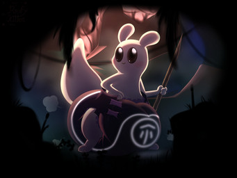 3_fingers 3_toes ambiguous_gender anthro big_eyes black_border black_eyes blush blush_lines border clean_diaper clothed clothing cloud_emanata detailed_background diaper diaper_only diaper_puff emanata feet fingers glistening glistening_eyes holding_melee_weapon holding_object holding_polearm holding_spear holding_weapon melee_weapon plant polearm rock solo spear standing symbol tail toes topless vines weapon wearing_diaper white_body white_tail poofykitten rain_world videocult survivor_(rain_world) slugcat 2025 3d_(artwork) absurd_res blender_(artwork) digital_media_(artwork) digital_painting_(artwork) full-length_portrait hi_res huge_filesize mixed_media painting_(artwork) portrait