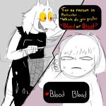 alternate_universe anthro bodily_fluids creepy dialogue duo female fur open_mouth shopping_cart sweat text white_body white_fur unknown_artist underfell undertale undertale_(series) frisk_(undertale) protagonist_(underfell) toriel toriel_(underfell) boss_monster_(undertale) bovid caprine human mammal 1:1 digital_media_(artwork) english_text sequence source_request