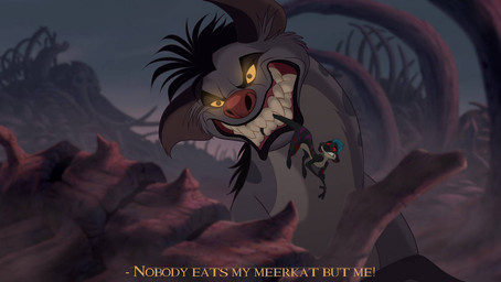 blood bodily_fluids female macro male micro open_mouth vore darksavannaking herpestid hyena mammal meerkat