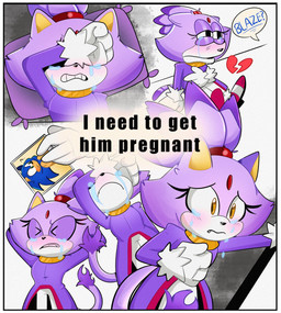 anthro blush bodily_fluids border female hair hand_on_chest hero photo pillow ponytail princess royalty solo speech_bubble tears text white_border mochlatte sega sonic_the_hedgehog_(series) blaze_the_cat sonic_the_hedgehog domestic_cat eulipotyphlan felid feline felis hedgehog mammal hi_res meme