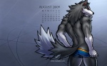 abstract_background anthro athletic august_(month) biped blue_eyes bulge butt calendar calendar_graphic claws clothed clothing clothing_pull fluffy fluffy_tail fur gradient_background grey_body grey_fur humplex.com looking_at_viewer looking_back male multicolored_body multicolored_fur muscular muscular_anthro muscular_male panties panties_down panty_pull partially_clothed pose rear_view scar simple_background solo speedo standing swimwear tail topless two_tone_body two_tone_fur underwear underwear_down underwear_pull undressing white_body white_fur humbuged zulf canid canine canis mammal wolf 16:10 2009 pinup wallpaper widescreen