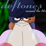 anthro big_breasts breasts clothing female hat headgear headwear high-angle_view huge_breasts looking_at_viewer solo blazerfurro deftones epic_games fortnite meow_skulls domestic_cat felid feline felis mammal 1:1 absurd_res album_cover cover hi_res