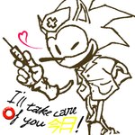 1:1 1mf4d1ng ambiguous_gender anthro clothing detachable detachable_limbs eulipotyphlan gloves handwear heart_symbol hedgehog hi_res mammal nurse_clothing one_eye_closed ring sega slim solo sonic_(rewrite) sonic_the_hedgehog_(series) text thin_calves thin_legs thin_thighs toothless_mouth unfinished wink