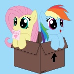 blue_body blue_eyes blue_fur box container duo ear_twitch female feral fur hair heart_symbol hugs? in_box in_container multicolored_hair note pink_hair purple_eyes rainbow_hair simple_background transparent_background tomdantherock friendship_is_magic hasbro if_it_fits_i_sits_(meme) my_little_pony fluttershy_(mlp) rainbow_dash_(mlp) equid equine horse mammal pony 1:1 2013 alpha_channel animated low_res meme short_playtime