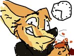 anthro beverage clenched_teeth clock fur male multicolored_body multicolored_fur shaking simple_background solo substance_intoxication tan_body tan_fur tea teeth two_tone_body two_tone_fur whiskers conditional_dnp tangerine_(artist) danilo_(tangerine) canid canine fennec_fox fox mammal true_fox 2022 4:3 animated digital_media_(artwork) high_framerate short_playtime