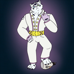abstract_background anthro bare_chest belt bottomwear claws clothing disembodied_head finger_claws fingerless_gloves fur gloves handwear head_tilt heterochromia inner_ear_fluff long_pants looking_at_viewer machine male pants sharp_teeth shirt solo standing striped_body striped_fur stripes teeth toe_claws topwear torn_clothing torn_shirt torn_topwear tuft white_body vanilla_velvet five_nights_at_freddy's five_nights_at_freddy's:_security_breach scottgames steel_wool_studios s.t.a.f.f._bot_(fnaf) tiger_rock_(fnaf) felid humanoid mammal pantherine robot tiger 1:1 full-length_portrait portrait
