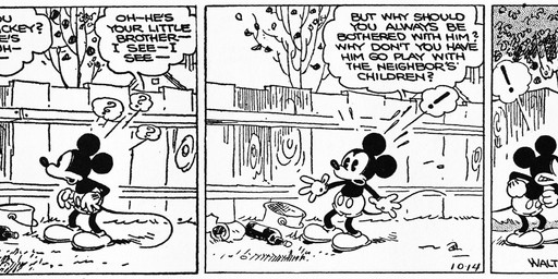 angry anthro bottomwear cane cigarette clothed clothing dialogue exclamation_point female fingers flower footwear group hat headgear headwear high_heels male outside plant question_mark shoes skirt smoking tail text trio walking floyd_gottfredson hardie_gramatky disney public_domain mickey_mouse minnie_mouse mister_slicker mammal rodent 1930 20th_century absurd_res ancient_art comic dated english_text hi_res long_image monochrome wide_image