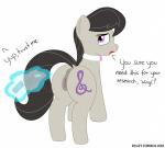 2014 absurd_res animal_ears animal_genitalia black_hair bow_tie butt cutie_mark english_text equine female feral friendship_is_magic fur grey_fur hair hi_res horn imax insertion long_hair mammal my_little_pony nude octavia_(mlp) open_mouth penetration plain_background purple_eyes pussy regxy solo text tongue unicorn
Rating: Explicit
Score: 6
User: johnnyXsnow
Date: March 24, 2014