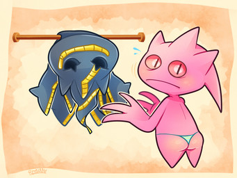 ambiguous_gender banette butt clothing costume doll ghost looking_at_viewer mega_banette mega_evolution nintendo nude panties pink_eyes pokémon shiny_pokémon spirit underwear vaporotem video_games
Rating: Questionable
Score: 3
User: DeltaFlame
Date: February 24, 2015 ambiguous_gender banette butt clothing costume doll ghost looking_at_viewer mega_banette mega_evolution nintendo nude panties pink_eyes pokémon shiny_pokémon spirit underwear vaporotem video_games
Rating: Questionable
Score: 3
User: DeltaFlame
Date: February 24, 2015