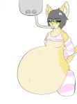 2d_animation animated anthro arm_warmers armwear bdsm belly belly_expansion belly_inflation big_belly biped black_hair blinking bondage bound bra bursting catsikune catsikune_(character) clothed clothing domestic_cat expansion explosion felid feline felis femboy fluffy fluffy_tail force_feeding forced fur green_eyes hair hands_behind_back hose hose_inflation huge_belly huge_thighs hyper hyper_belly hyper_inflation inflation kneeling legwear liquid_inflation long_playtime looking_at_viewer machine male mammal motion_tweening multicolored_arm_warmers multicolored_armwear multicolored_clothing navel oral oral_penetration overweight overweight_anthro overweight_male panties pattern_arm_warmers pattern_armwear pattern_clothing pattern_legwear pattern_stockings penetration pink_clothing popping restrained simple_background sitting solo star stockings striped_arm_warmers striped_armwear striped_clothing striped_legwear striped_stockings stripes stuffing submissive tail thick_thighs tongue tongue_out two_tone_arm_warmers two_tone_armwear two_tone_clothing underwear water water_inflation weight_gain white_background yellow_body yellow_fur