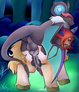 anal anal_orgasm anal_penetration animal_genitalia animal_penis anus ball bath bodily_fluids cum cum_in_ass cum_inside duo ejaculation equine_anus equine_genitalia equine_penis excited feral forest forest_background genital_fluids genitals hands-free male male/male mount night orgasm penetration penis plant presenting presenting_anus tree mikareth nintendo pokemon perki_joy equid equine generation_5_pokemon generation_6_pokemon horse keldeo legendary_pokemon mammal noivern pokemon_(species) absurd_res hi_res