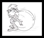anthro belly big_belly big_breasts black_border border breasts featureless_breasts female hand_on_belly huge_belly hyper hyper_belly navel outie_navel overweight overweight_anthro overweight_female simple_background solo white_background krystalvix archie_comics sega sonic_the_hedgehog_(archie) sonic_the_hedgehog_(comics) sonic_the_hedgehog_(series) sally_acorn mammal rodent sciurid 2014 source_request unavailable_at_source