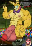 andromorph anthro balls duo genitals intersex machine male male/male muscular muscular_male nipples penis sondinker_fazbear's five_nights_at_freddy's into_the_pit scott_cawthon scottgames oswald's_father_(fnaf) spring_bonnie_(fnaf) animatronic humanoid lagomorph leporid mammal rabbit robot absurd_res hi_res