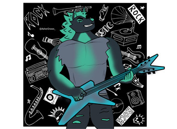 acoustic_guitar alto_saxophone amplifier anthro boombox brass_instrument devil_horns_(gesture) electric_guitar eyes_closed gesture guitar hand_gesture male mohawk musical_instrument phonograph plucked_string_instrument saxophone simple_background solo string_instrument trumpet white_background wind_instrument woodwind_instrument asherdraws epic_games fortnite mythology cerberus_(fortnite) canid canid_demon canine demon hellhound mammal mythological_canine mythological_creature unknown_species 11:8 hi_res