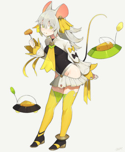5_fingers bottomwear breasts cheese clothed clothing cutlery dairy_products eating female fingers food fork fully_clothed hair holding_object kitchen_utensils simple_background skirt solo tools ufo white_background white_hair yellow_eyes shiba1311 animal_humanoid humanoid mammal mammal_humanoid mouse_humanoid murid murid_humanoid murine murine_humanoid rodent rodent_humanoid 2020 absurd_res hi_res