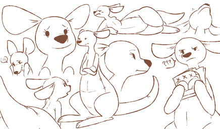 angry anthro biped black_nose blush crossed_arms dot_eyes eyebrows eyelashes female grumpy hand_on_head holding_magazine kangaroo_tail long_feet looking_back lying magazine multiple_poses neutral_expression on_side pear-shaped_figure plushie porn_magazine pornography pose pouch_(anatomy) pubic_mound question_mark raised_tail seam_(sewing) seductive side_view simple_background simple_eyes smile solo speech_bubble standing tail thick_thighs white_background wide_hips the_weaver disney winnie_the_pooh_(franchise) kanga animate_inanimate kangaroo living_plushie macropod mammal marsupial 2026 digital_drawing_(artwork) digital_media_(artwork) monochrome mother_(lore) parent_(lore)