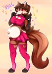 anthro belly big_belly big_breasts breasts clothed clothing female navel outie_navel pregnant pregnant_anthro pregnant_female solo freddymartin digital_media_(artwork) hi_res