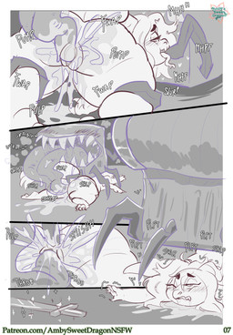 adventure adventurer amby_(dragon) anal anal_penetration anthro anus ass_up big_butt blush bodily_fluids bodily_fluids_in_pussy bodily_noises butt butt_grab cum cum_in_ass cum_in_vagina cum_inside dominant dominant_male dungeon duo ears_down ejaculation embarrassed fantasy female female_penetrated forced from_behind_angle from_behind_position genital_fluids genitals groan groaning hand_on_butt hero high-angle_view huge_butt huge_thighs insect_legs long_tongue looking_at_another looking_pleasured low-angle_view lying lying_on_ground male male/female male_penetrating male_penetrating_female melee_weapon mouth_closed mouth_shot obese obese_female on_ground on_top_of_another open_mouth oral overweight overweight_female penetration penis penis_tongue penis_tongue_in_pussy penis_tongue_insertion pivoted_ears pump pump_(sound_effect) sex sharp_teeth simple_background small_wings sound_effects spread_legs spreading sword sword_in_ground teeth teeth_showing text thick_thighs tongue tongue_out tongue_penetration unusual_anatomy unusual_genitalia unusual_genitalia_placement unusual_penis_placement vaginal vaginal_fluids vaginal_penetration vulva weapon wings ambysweetdragon dungeons_and_dragons hasbro mythology patreon wizards_of_the_coast dragon kobold mimic mimic_chest monster mythological_creature mythological_scalie scalie 2025 absurd_res black_and_white comic digital_drawing_(artwork) digital_media_(artwork) english_text hi_res monochrome sketch url