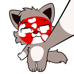 :3 ambiguous_gender anthro blind blinking bone bone_mask chibi dancing dipstick_tail disability fluffy fur grey_body grey_fur half-closed_eyes happy looking_at_viewer male markings mask narrowed_eyes open_mouth parody paws selfie simple_background skull skull_head skull_mask smile smug_face solo tail tail_markings teeth tongue white_eyes white_paws alexumka boy_kisser_(meme) perspective_(meme) canid canine canis domestic_cat domestic_dog felid feline felis fox mammal skulldog_(species) wolf 1:1 2d_animation animated animation_meme digital_media_(artwork) loop meme motion_tweening