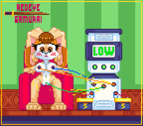 anthro areola blush bodily_fluids bouncing_breasts breast_torture breasts brown_eyes brown_hair crying electric_shock electricity electrostimulation female female_anthro fur genitals hair machine mature_anthro mature_female nipples nude open_mouth pixelated sad shocked simple_background sitting solo tears vulva white_body white_fur worried redeye_samurai sega sonic_the_hedgehog_(series) vanilla_the_rabbit lagomorph leporid mammal rabbit animated digital_media_(artwork) pixel_(artwork) pixel_animation