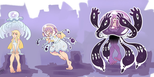 barefoot base_one_layout basic_sequence big_feet blonde_hair braided_hair breasts corruption detailed_feet duo feet female feral forced forced_transformation hair human_to_humanoid linear_sequence looking_up one_row_layout sitting species_transformation spread_toes tentacles three_frame_image three_frame_sequence toes transformation transformation_sequence lewdydoo nintendo pokemon lillie_(pokemon) mother_beast pokemon_trainer aquatic cnidarian generation_7_pokemon human humanoid mammal nihilego pokemon_(species) ultra_beast 2017 absurd_res hi_res sequence