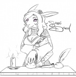 book candle chinese_zodiac cleavage clothed clothing druid feather female flower foxielove lagomorph magic_user mammal rabbit rose solo suisei tribal_spellcaster
Rating: Safe
Score: 3
User: sheerkhon
Date: July 03, 2013