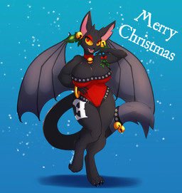 anthro big_breasts breasts cleavage clothed clothing collar female solo text wings undeadkitty13 demon domestic_cat felid feline felis mammal vampire digital_drawing_(artwork) digital_media_(artwork) english_text hi_res