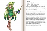 arrow_(weapon) bow_(weapon) clothed clothing female flower holding_object holding_weapon monster_girl_(genre) not_furry plant quiver_(object) ranged_weapon solo text weapon kenkou_cross third-party_edit monster_girl_profile elf humanoid 3:2 english_text hard_translated translated translation_edit