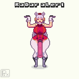 animal_ears big_penis boots bottomwear clothed clothing exposing_penis eyes_closed flaccid flared_penis footwear genitals grey_boots grey_clothing grey_footwear gynomorph hair huge_penis intersex long_hair medial_ring pants partially_clothed penis pink_penis red_clothing red_shirt red_topwear shirt shoes simple_background solo tan_body tan_skin text tongue tongue_out topwear white_background white_bottomwear white_clothing white_ears white_glove white_hair white_pants pixzapix cygames uma_musume_pretty_derby gold_ship_(pretty_derby) animal_humanoid equid equid_humanoid equine equine_humanoid humanoid mammal mammal_humanoid 2026 animated digital_media_(artwork) hi_res pixel_(artwork) pixel_animation signature