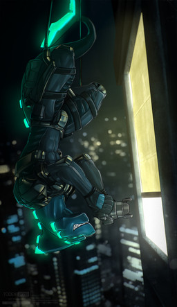 anthro bag belt bioluminescence bottomwear bottomwear_down building bulge camera clenched_teeth clothing erection fingerless_gloves gloves glowing grin half-closed_eyes handwear harness jockstrap male narrowed_eyes naughty_face obliques pants public satchel sharp_teeth skyscraper smile solo teeth topwear underwear unprofessional_behavior vest voyeur window wire todex tdxlabs xelvix aquatic fish shark 2018 absurd_res alternate_version_at_source hi_res