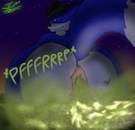 anthro anus big_butt building butt city city_destruction destruction fart fart_cloud fart_fetish fur hair kuala_lumpur landscape_dwarfing macro male night nude outside pucker size_difference sky smile solo star tail text sparktra12 canid mammal digital_media_(artwork) english_text hi_res