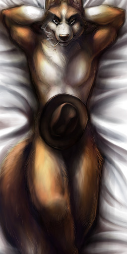 anthro arms_behind_head bed canine cigarette convenient_censorship dog german_shepherd hat kalira lying male mammal nude on_back sheradon smoking solo
Rating: Questionable
Score: 9
User: Sheradon
Date: July 18, 2014 anthro arms_behind_head bed canine cigarette convenient_censorship dog german_shepherd hat kalira lying male mammal nude on_back sheradon smoking solo
Rating: Questionable
Score: 9
User: Sheradon
Date: July 18, 2014