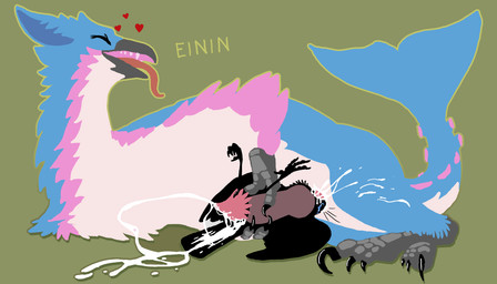 all_the_way_through black_body black_feathers blue_body blue_feathers bodily_fluids claws crying cum cum_inside cum_through feathers fellatio feral feral_on_feral forced genital_fluids genitals irrumatio knot knotting male oral oral_knotting oral_penetration penetration penile penis penis_in_mouth questionable_consent rape sex shark_tail slit_penetration slit_play tears white_body white_feathers einin ryke_sellwing avian bird corvid corvus_(genus) dinosaur dromaeosaurid oscine passerine prehistoric_species raven reptile saurischian scalie theropod 2024 7:4 absurd_res hi_res