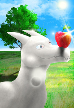 apple bustshot calm fantasy feral food fruit male plant priest relaxing solo speedpainting summer summertime tree luwfo mythology appalos dragon mythological_creature mythological_scalie scalie digital_media_(artwork) hi_res