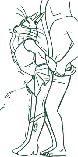 anal anal_orgasm anal_penetration anthro anthro_penetrated arm_pull asian_clothing biped bodily_fluids boots bottomwear clothed clothed_male clothing crossdressing cum cumshot duo east_asian_clothing ejaculation faceless_character faceless_human faceless_male footwear from_behind_position genital_fluids gloves hands-free handwear holding_arms human_on_anthro human_penetrating human_penetrating_anthro interspecies japanese_clothing japanese_school_uniform kerchief looking_pleasured male male/male male_penetrated male_penetrating male_penetrating_male neckerchief neckwear nude_male open_mouth orgasm penetration penile penile_penetration penis_in_ass prison_guard_position school_uniform serafuku sex shoes simple_background skirt uniform whiskers white_background redout mighty_magiswords sailor_moon_(series) cattus_the_one_blade domestic_cat felid feline felis human mammal absurd_res hi_res monochrome sketch