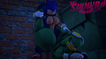 alley anthro big_butt big_pecs bodily_fluids bottomwear butt clothing cum cum_on_face duo ejaculation eyewear eyewear_on_head feet genital_fluids goggles goggles_on_head hand_on_butt hand_on_foot hotpants huge_butt lying_on_ground male male/male moan night nipples nude_anthro on_ground orgasm pecs sex shorts smile thick_thighs kabalmystic shinyagaia sound_warning sega sonic_riders sonic_the_hedgehog_(series) jet_the_hawk sonic_the_hedgehog accipitrid accipitriform avian bird eulipotyphlan hedgehog mammal 16:9 3d_(artwork) 3d_animation animated digital_media_(artwork) sound source_filmmaker_(artwork) webm widescreen