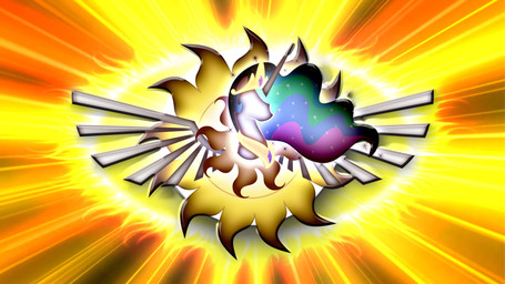 crown female feral fire glowing glowing_eyes gold_(metal) hair headgear horn jewelry multicolored_hair necklace solar_flare solo sparkles sun macgrubor friendship_is_magic hasbro my_little_pony mythology princess_celestia_(mlp) equid equine mammal mythological_creature mythological_equine unicorn 16:9 2013 hi_res widescreen