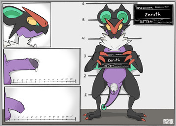 accessory anthro bodily_fluids chastity_cage chastity_cage_only chastity_device chastity_device_only furgonomics furry-specific_piercing genital_fluids jewelry leaking_precum male mugshot nude piercing precum ring ring_piercing solo tail tail_accessory tail_jewelry tail_piercing tail_ring tail_ring_(piercing) text wearing_chastity_cage wearing_chastity_device sodacaps nintendo pokemon bat generation_6_pokemon mammal noivern pokemon_(species) absurd_res english_text hi_res