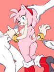 anthro boots butt clothing female female_on_human footwear fur group hair human_on_anthro interspecies male male/female male_on_anthro pink_body pink_fur pink_hair shoes simple_background thick_thighs randomguy999 sega sonic_the_hedgehog_(series) amy_rose eulipotyphlan hedgehog human humanoid mammal hi_res