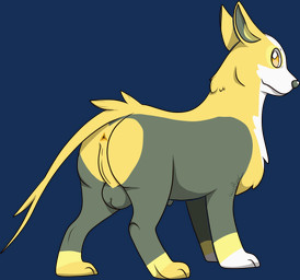 animal_genitalia anus backsack balls butt feral fur genitals looking_at_viewer looking_back male presenting presenting_hindquarters rear_view sheath slightly_chubby solo wolper nintendo pokemon will_fairborne_(thiccvally) boltund canid generation_8_pokemon mammal pokemon_(species) 2019 alpha_channel hi_res