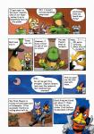 2002 amphibian anthro avian bird canid canine canis captain_shears clothing comic dialogue domestic_dog english_text falco_lombardi felid female fox fox_mccloud frog group katt_monroe lagomorph leporid male mammal nintendo official_art peppy_hare rabbit shigehisa_nakaue slippy_toad star_fox text