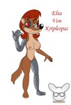 1_eye anthro big_breasts blue_eyes breasts cybernetic_arm cybernetic_eye cybernetic_leg cybernetic_limb cybernetics elsa_von_kriplespac female genitals hair kendraeevee machine nipples nude pussy red_hair robotic_limbs scientist solo kendratheshinyeevee a_toon_rabbit_in_a_weasels'_den cyborg mammal mustelid musteline true_musteline weasel hi_res