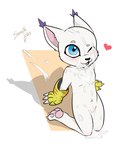 anthro blue_eyes blush bodily_fluids clothing cum cum_in_pussy cum_inside cum_on_face female fur genital_fluids genitals gloves handwear loli open_mouth pussy simple_background solo white_body white_fur young young_anthro young_female smoothlabs bandai_namco digimon digimon_(species) felid feline gatomon mammal digital_media_(artwork) full-length_portrait portrait