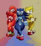 abs anthro big_breasts big_butt breasts butt chest_tuft clothing crossgender female footwear group looking_at_viewer mtf_crossgender muscular muscular_female pubes sharp_teeth shoes teeth thick_thighs tuft fours_(artist) sega sonic_the_hedgehog_(series) sonic_unleashed knuckles_the_echidna miles_prower sonic_the_hedgehog sonic_the_werehog team_sonic canid canine echidna eulipotyphlan fox hedgehog mammal monotreme were werecanid werecanine wereechidna wereeulipotyphlan werefox werehog weremonotreme 2019 hi_res