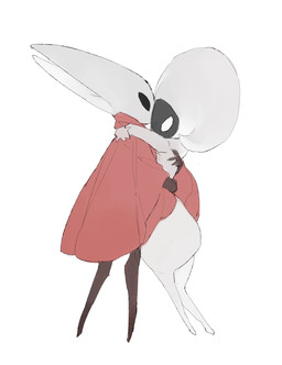 anthro biped black_body black_eyes blush blush_lines cloak clothing duo empty_eyes female female/female hug hugging_another mouthless red_cloak red_clothing side_view simple_background white_background white_body white_eyes justdog hollow_knight:_silksong hollow_knight_(franchise) team_cherry hornet_(hollow_knight) lace_(hollow_knight:_silksong) arthropod humanoid insect 2025 digital_drawing_(artwork) digital_media_(artwork) hi_res
