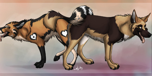 all_fours ambiguous_gender ambiguous_penetration ass_to_ass bodily_fluids brown_body brown_fur cheek_tuft chest_tuft claws cum cum_drip cum_on_ground digitigrade dripping duo ears_back facial_tuft feral feral_on_feral fur genital_fluids gradient_background heart_(marking) inner_ear_fluff knotting leg_markings looking_back male male/ambiguous markings multicolored_body multicolored_fur neck_tuft one_leg_up open_mouth penetration pivoted_ears raised_leg rounded_back sex side_view simple_background smile socks_(marking) toe_claws tongue tongue_out tuft hybernation north_shepherd canid canine canis domestic_dog german_shepherd herding_dog mammal pastoral_dog colored digital_drawing_(artwork) digital_media_(artwork) full-length_portrait portrait